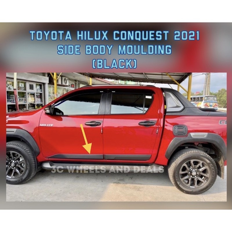 TOYOTA HILUX REVO CONQUEST 2016 2023 SIDE BODY MOULDING Hilux