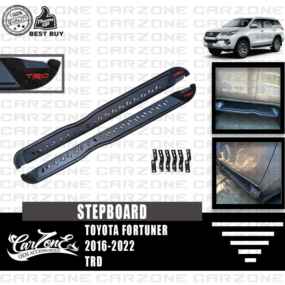 Toyota Fortuner 2016 2021 TRD Stepboard Black Lazada PH