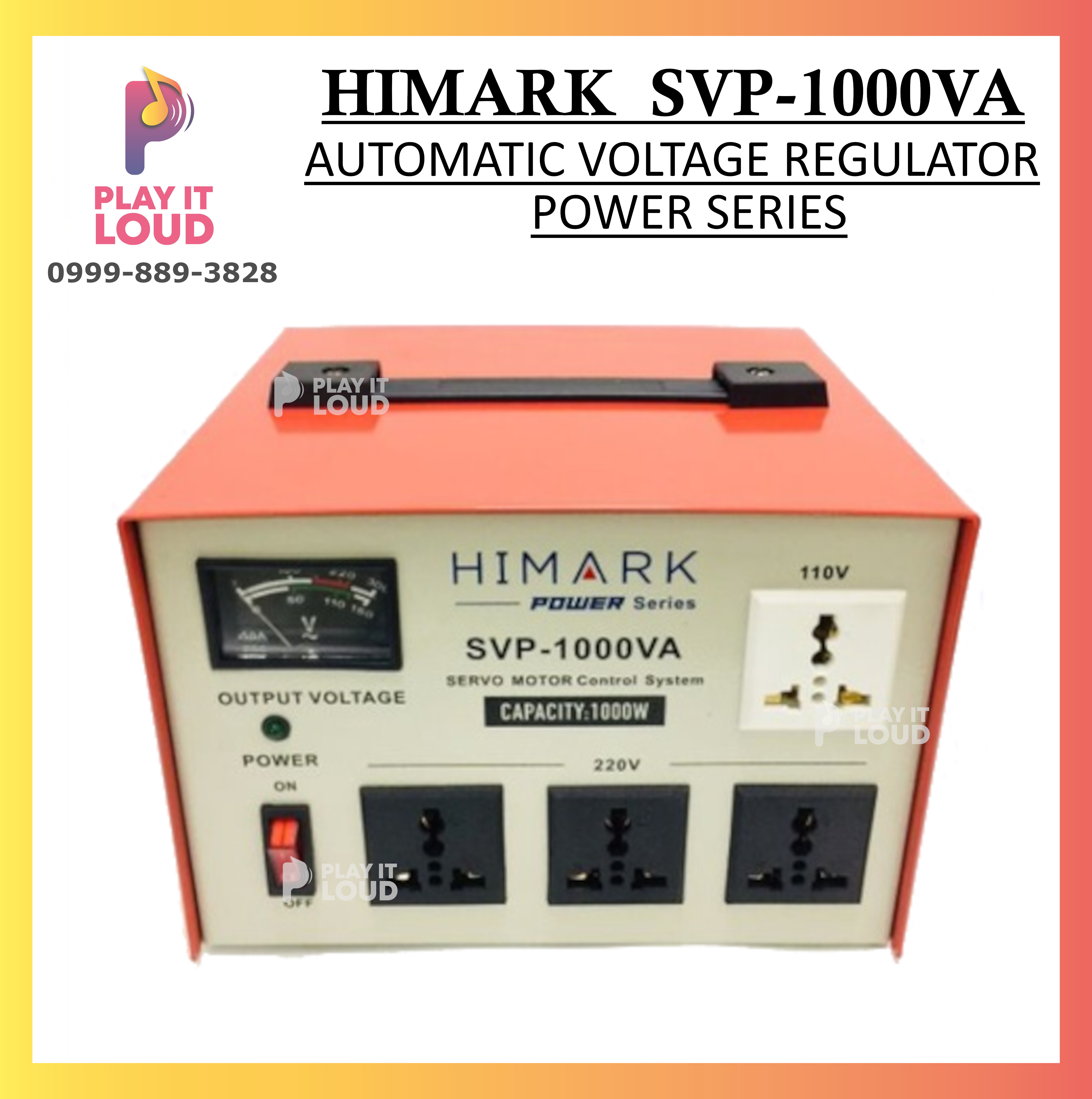 HIMARK SVP 1000VA AUTOMATIC VOLTAGE REGULATOR 1000watts AVR POWER