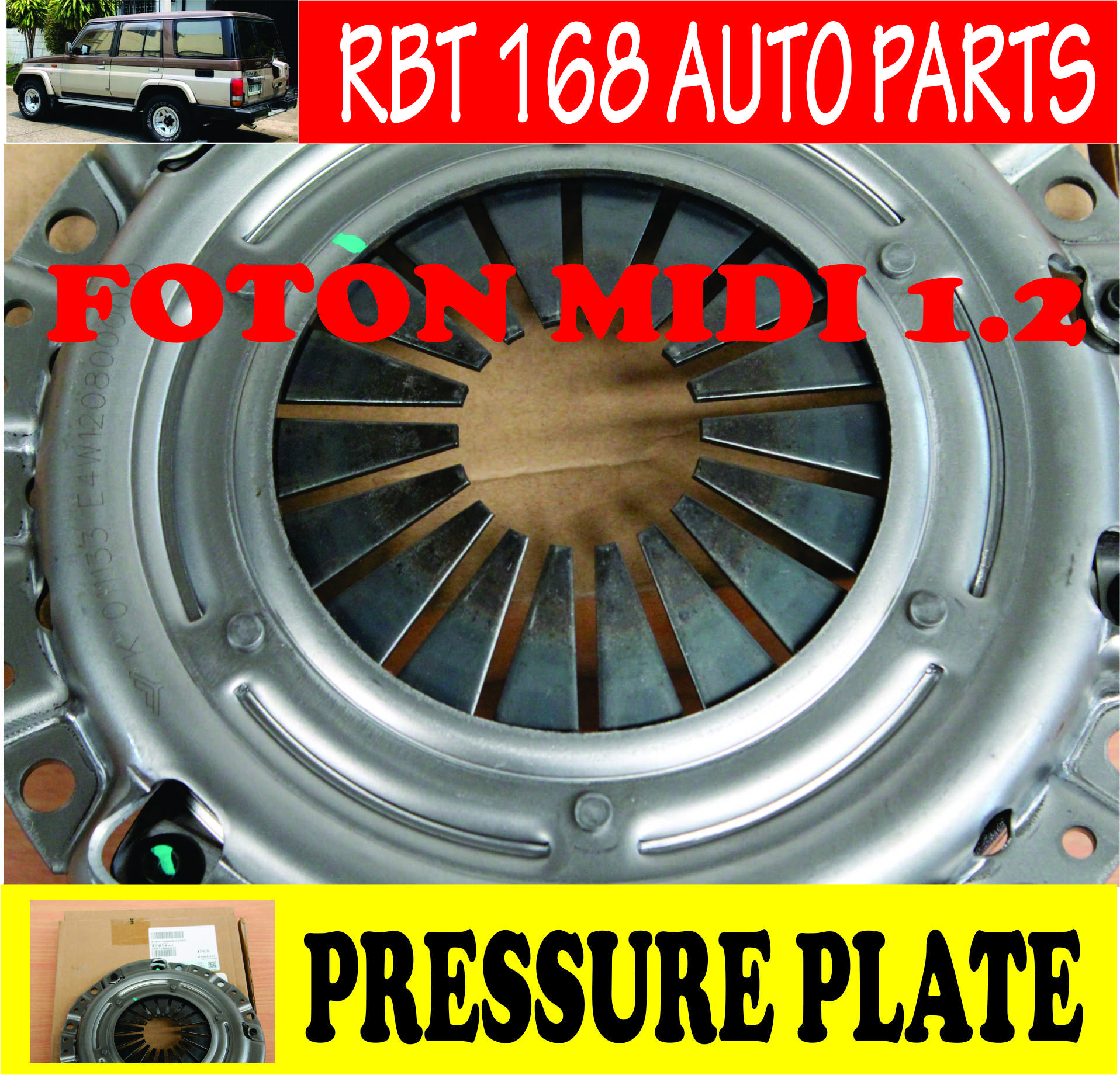 Foton Gratour Midi Pressure Plate Clutch Cover Lazada Ph