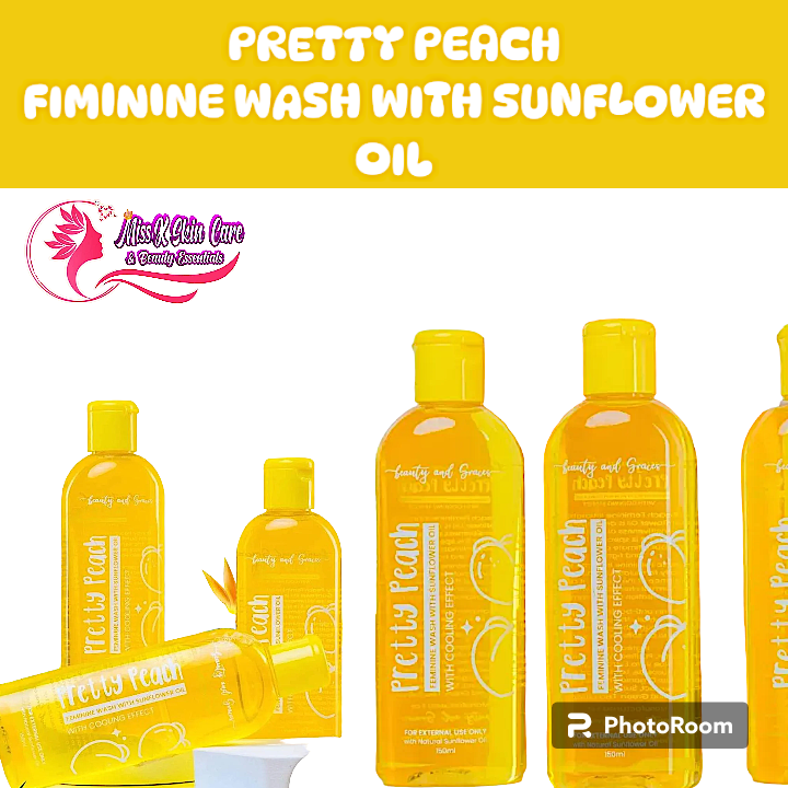 Pretty Peach Feminine Wash With Sunflower Oil Ml With Cooling