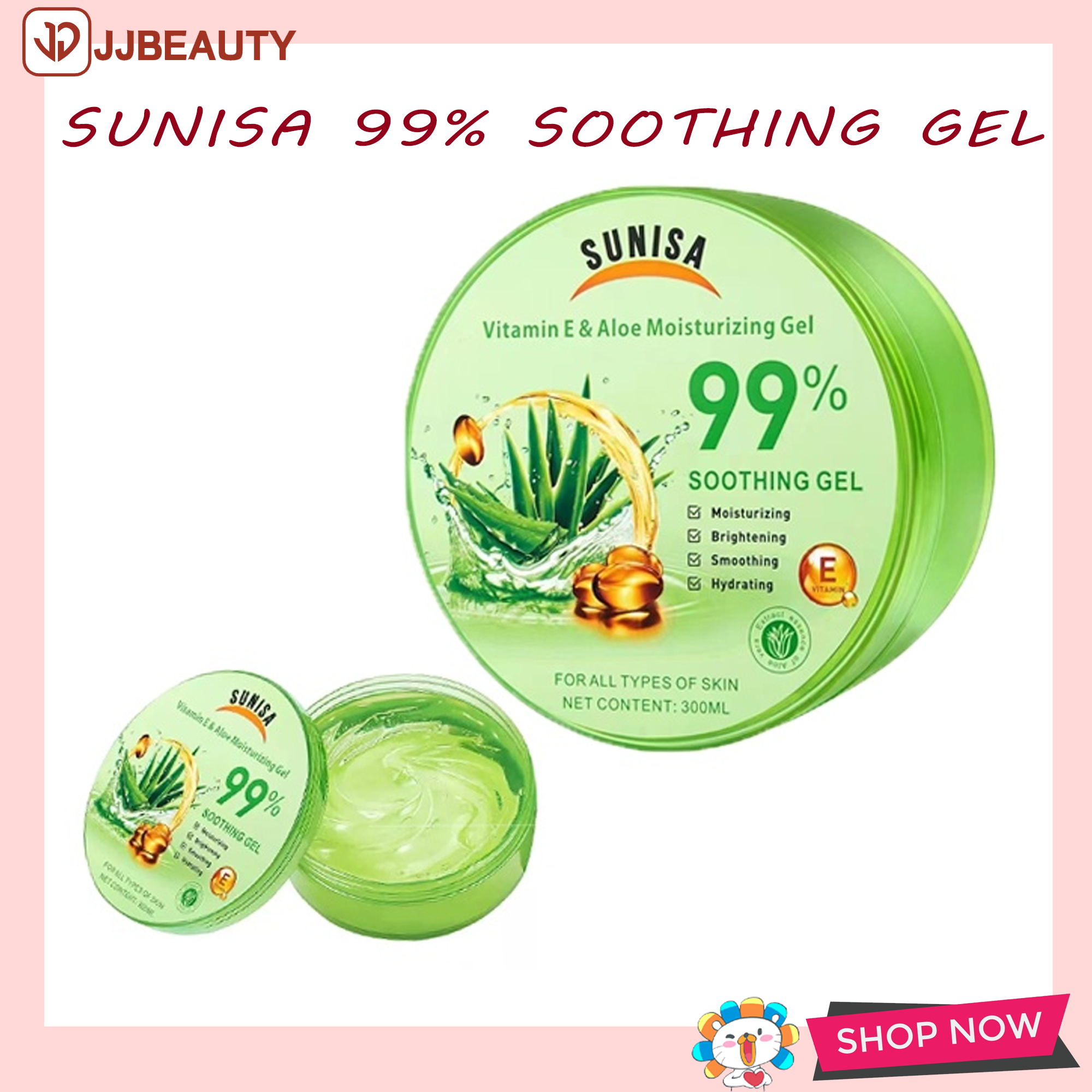 Sunisa Aloe Vera Vitamin E Soothing Gel Moisturizing Ml Beauty