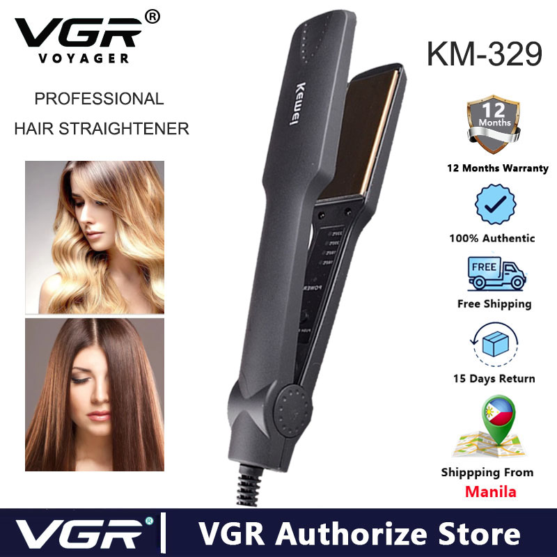 Vgr Kemei Km New Flat Straightening Iron Styling Tool Lady S