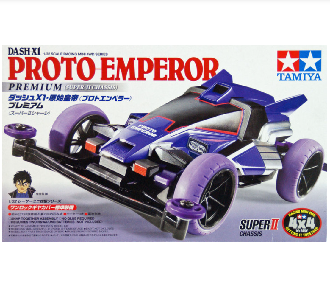 Tamiya Mini 4wd Dash X1 Proto Emperor Premium Super 2 Chassis Proto