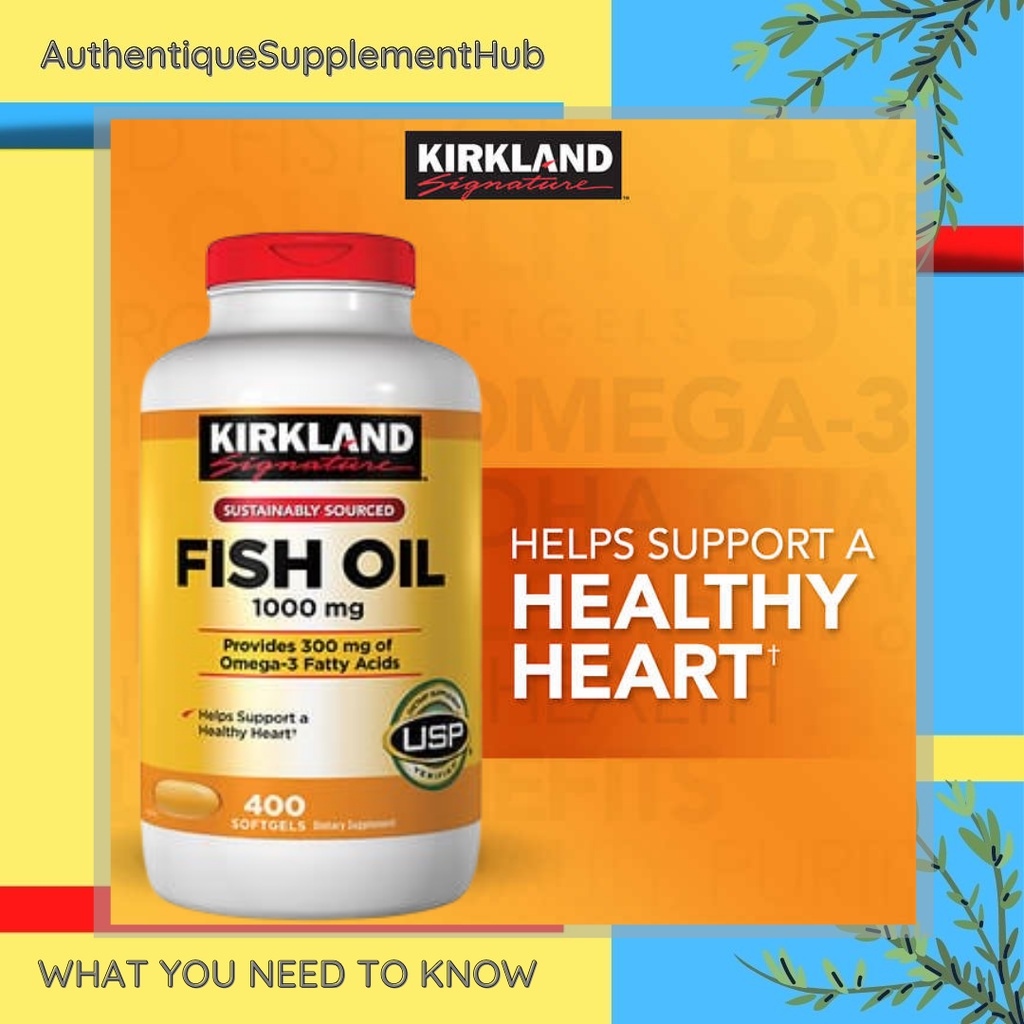 Kirkland Fish Oil Mg Softgels Lazada Ph