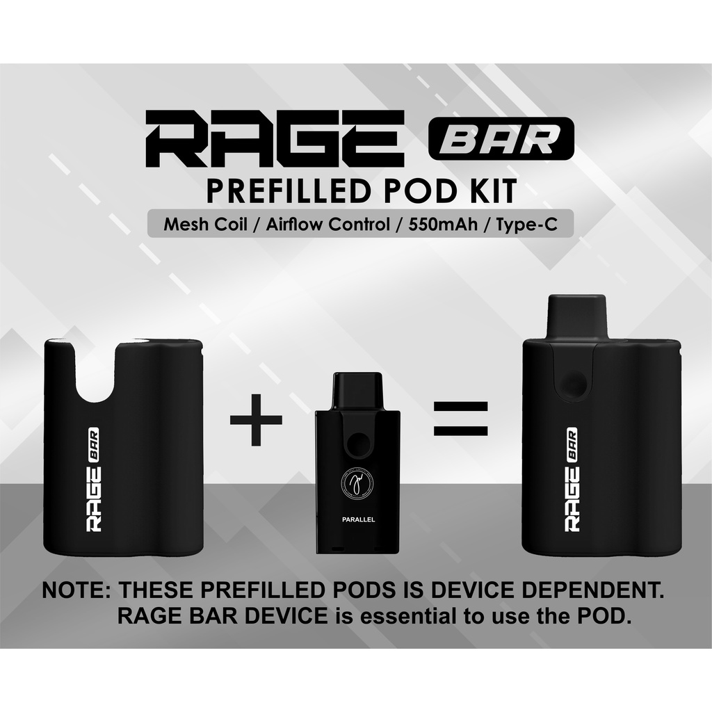 RAGE BAR Prefilled Pods ONLY 7000puffs Lazada PH