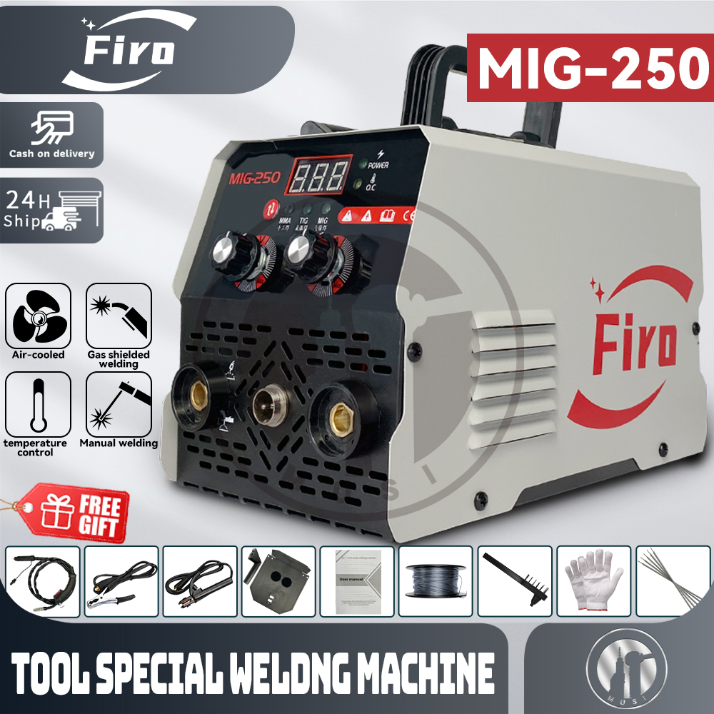 MIG Gasless Inverter Welding Machine 250A IGBT DC Inverter MIG MMA 2IN1