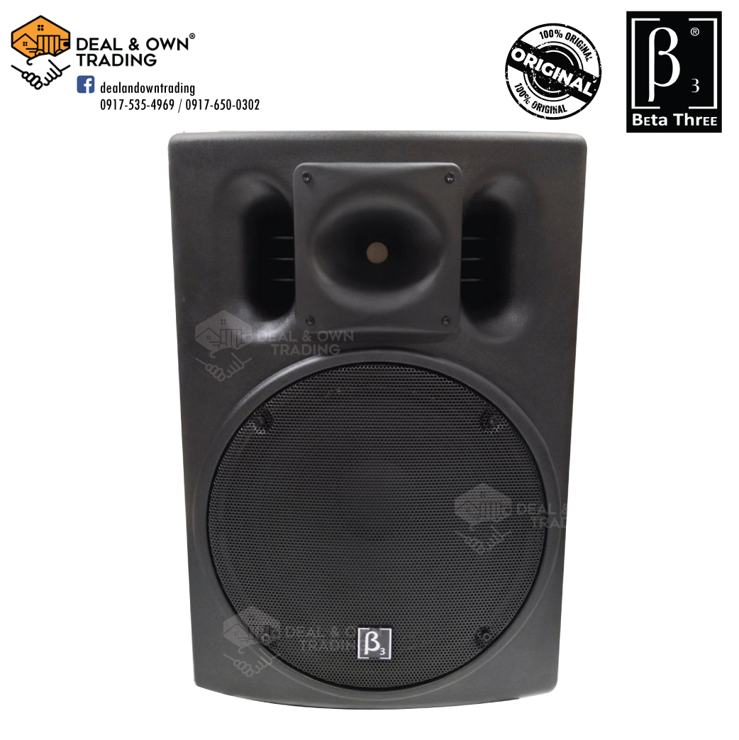 BETA THREE B3 U15 15 TWO WAY FULL RANGE PLASTIC PASSIVE SPEAKER SOLD