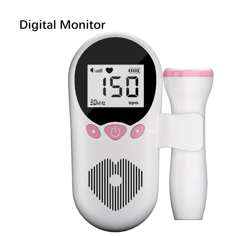 Digital Fetal Doppler Curve Fetal Doppler Baby Heart Monitor Device