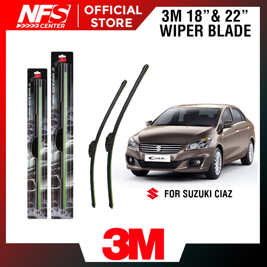 M Auto Original Frameless Wiper Blade Bundle Set For Suzuki