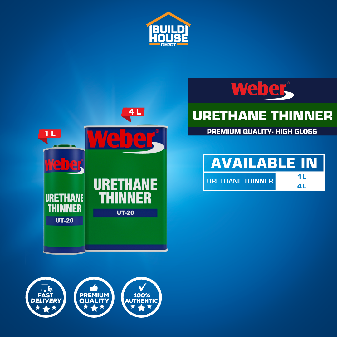 WEBER Premium High Gloss Urethane Thinner 1L 4L Lazada PH