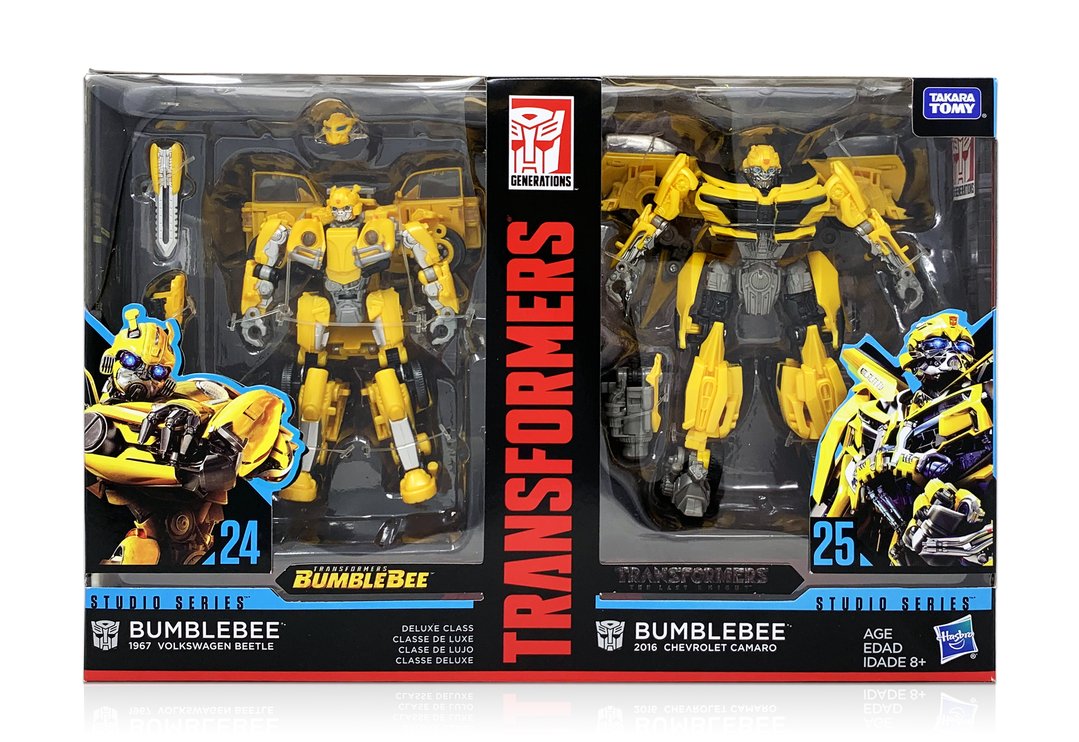 Transformers Studio Series Deluxe Bumblebee Then Now Two