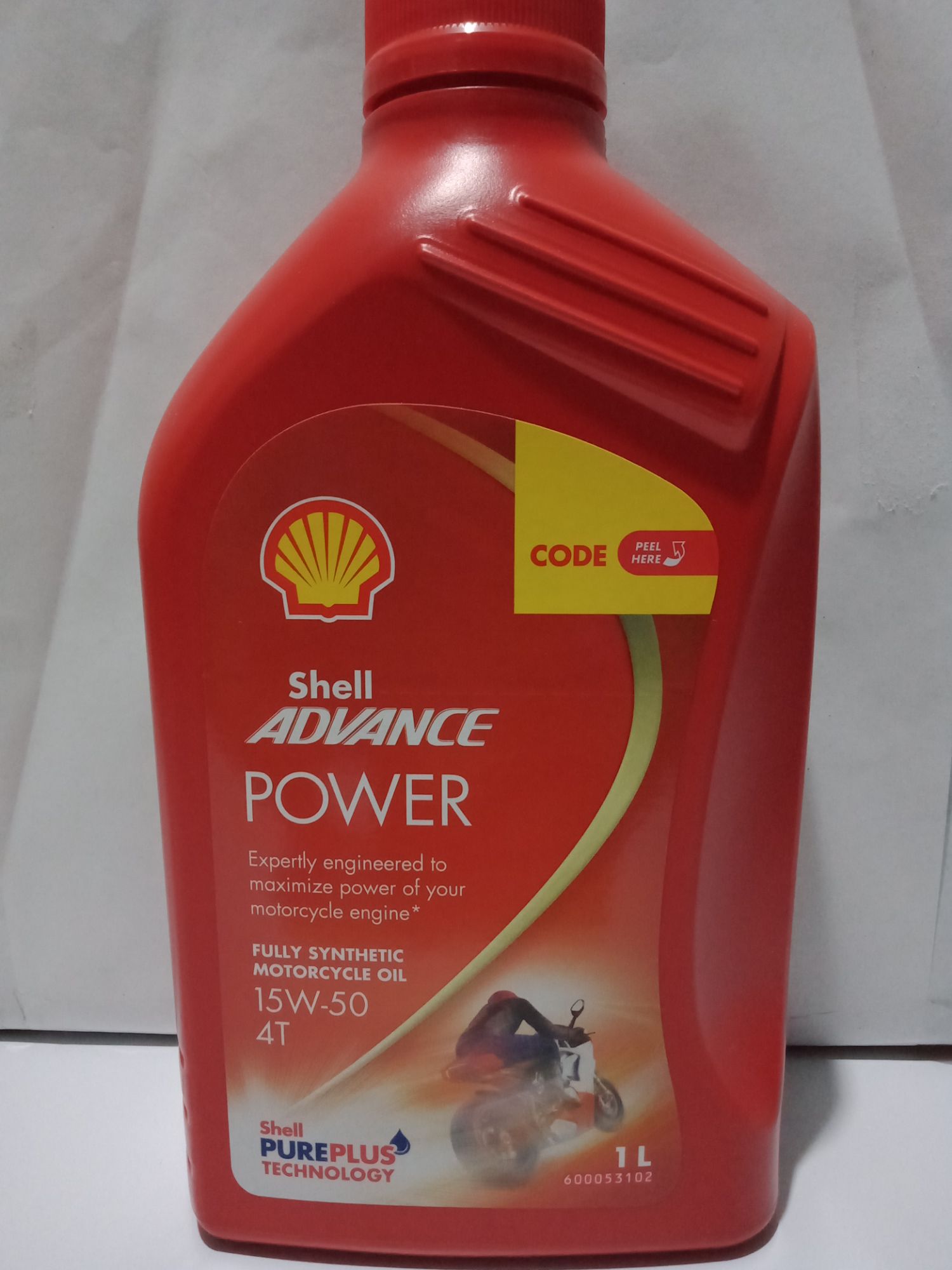 Shell Advance Power 15W 50 1Liter Fully Synthetic Lazada PH