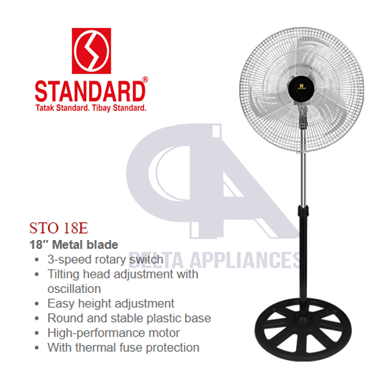 Standard Stand Fan Original Standard Industrial Fan Metal Blade STO 16