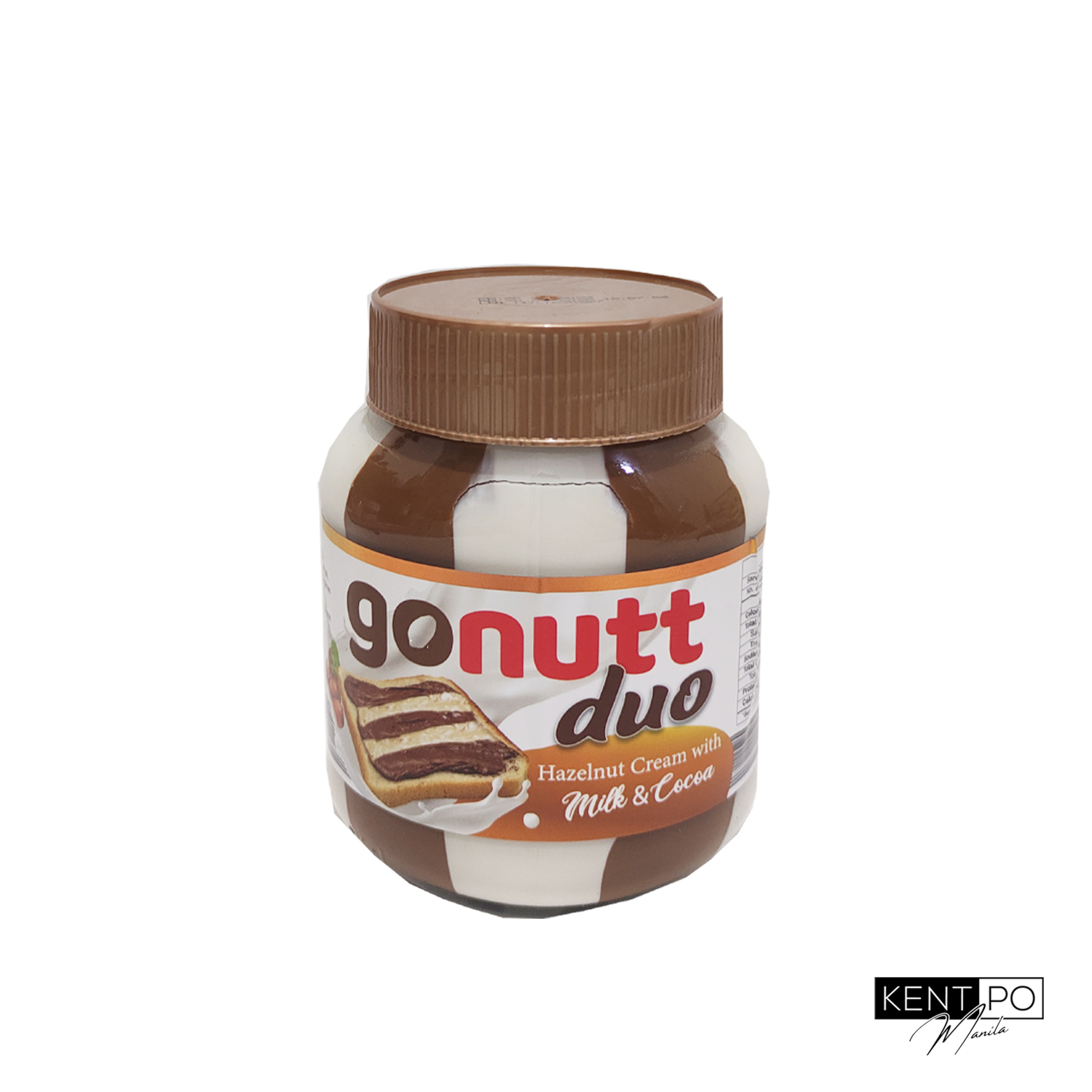 HAZELNUT SPREAD IMPORTED GONUTT HAZELNUT SPREAD WITH COCOA GONUTT DUO