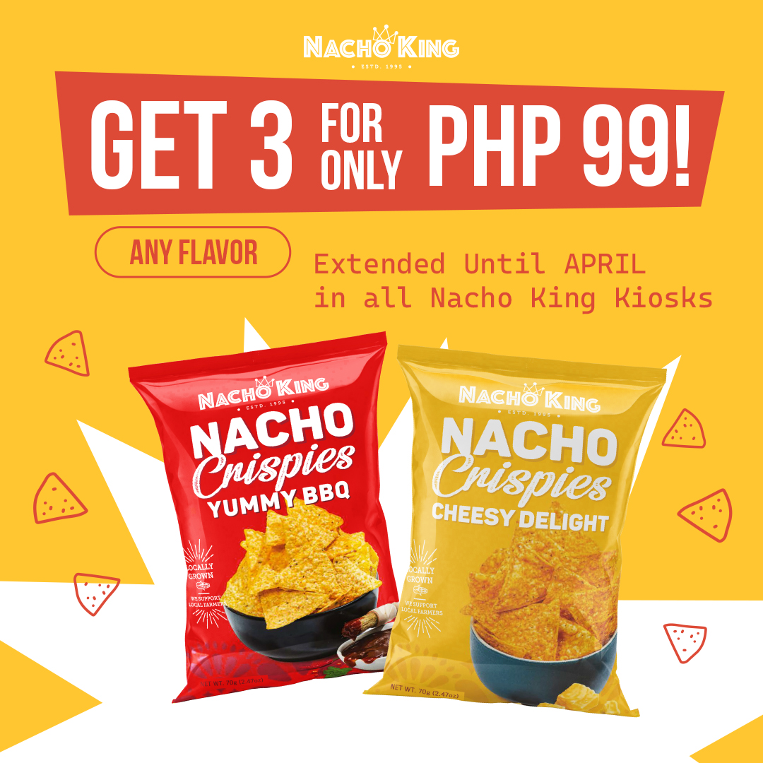 Nacho King Crispies 3 For 99 E Voucher Lazada PH