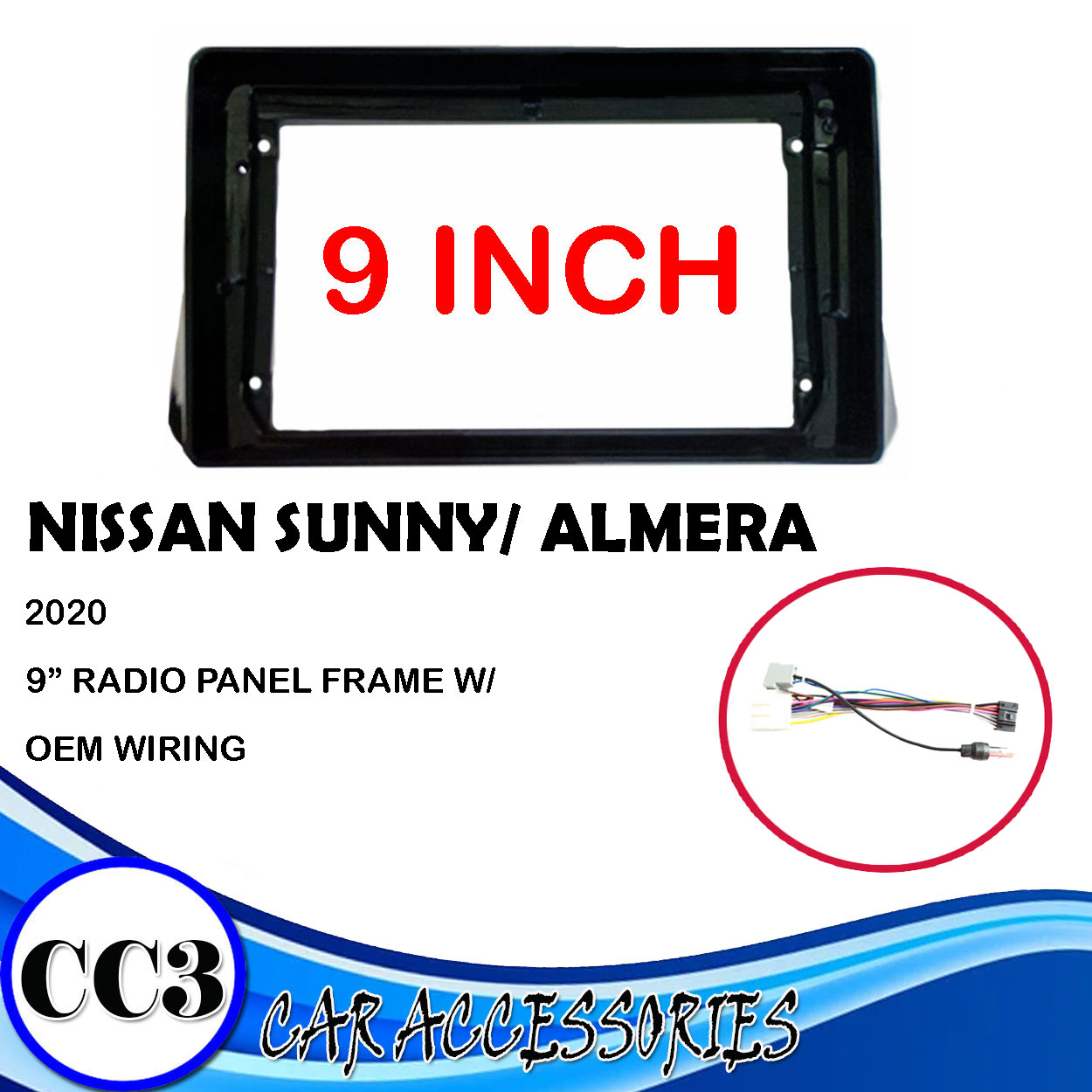 Inch Car Fascia For Nissan Sunny Almera Head Unit Fascia Radio