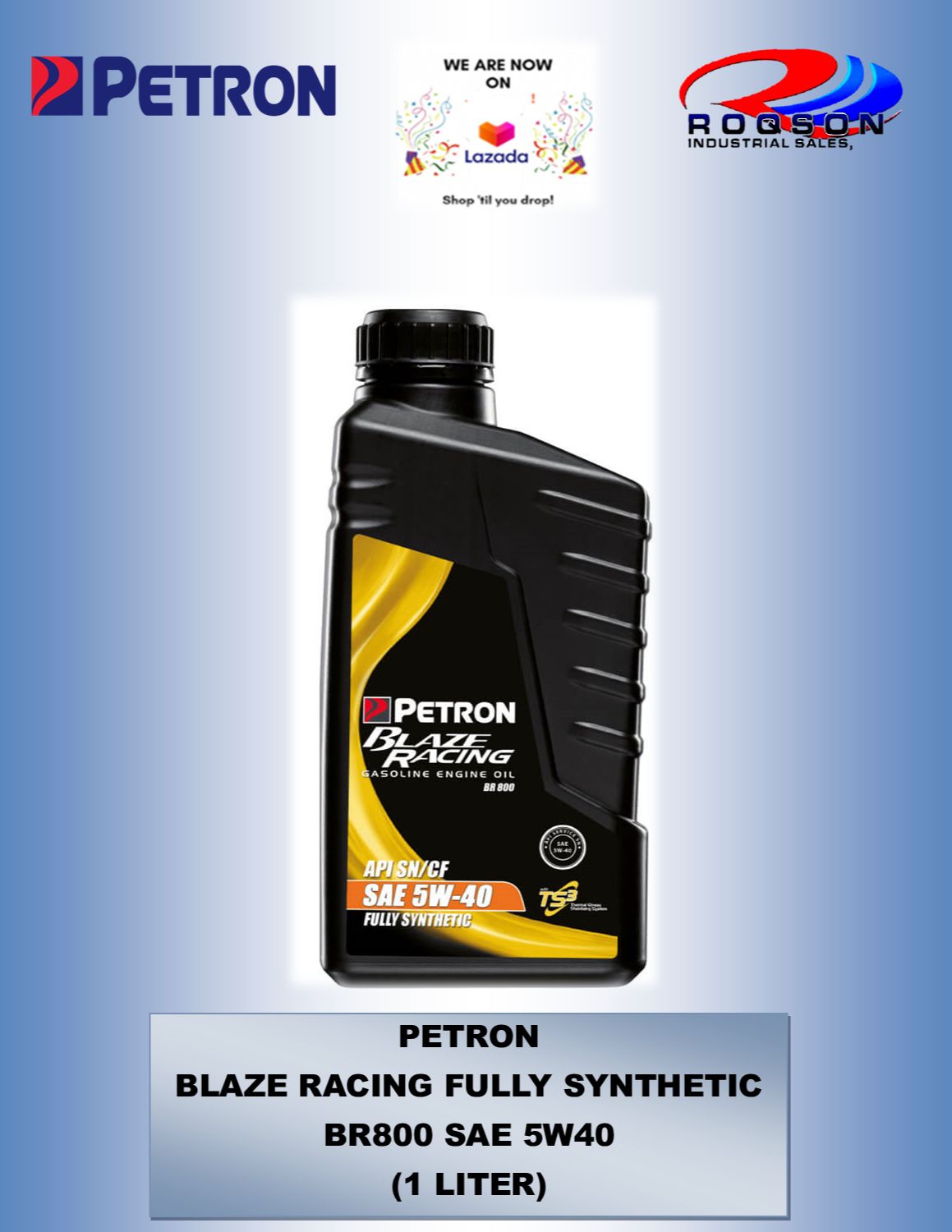 Petron Blaze Racing Br Fully Synthetic Gasoline Engine Oil Sae W