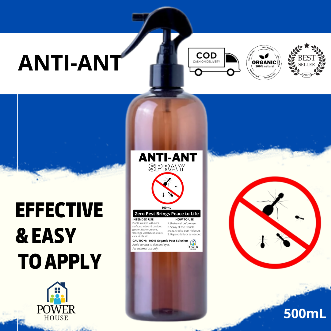 BUY 1 TAKE 1 FREE Powerhouse Anti ANT Spray 500mL 100mL Ant Spray