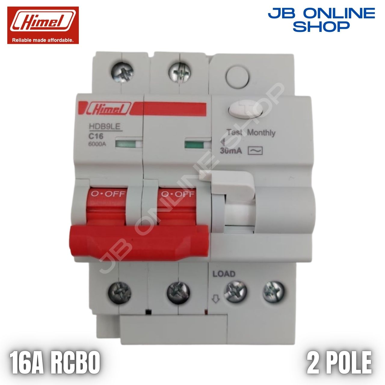 Himel Residual Current Operated Circuit Breaker Rcbo A Pole