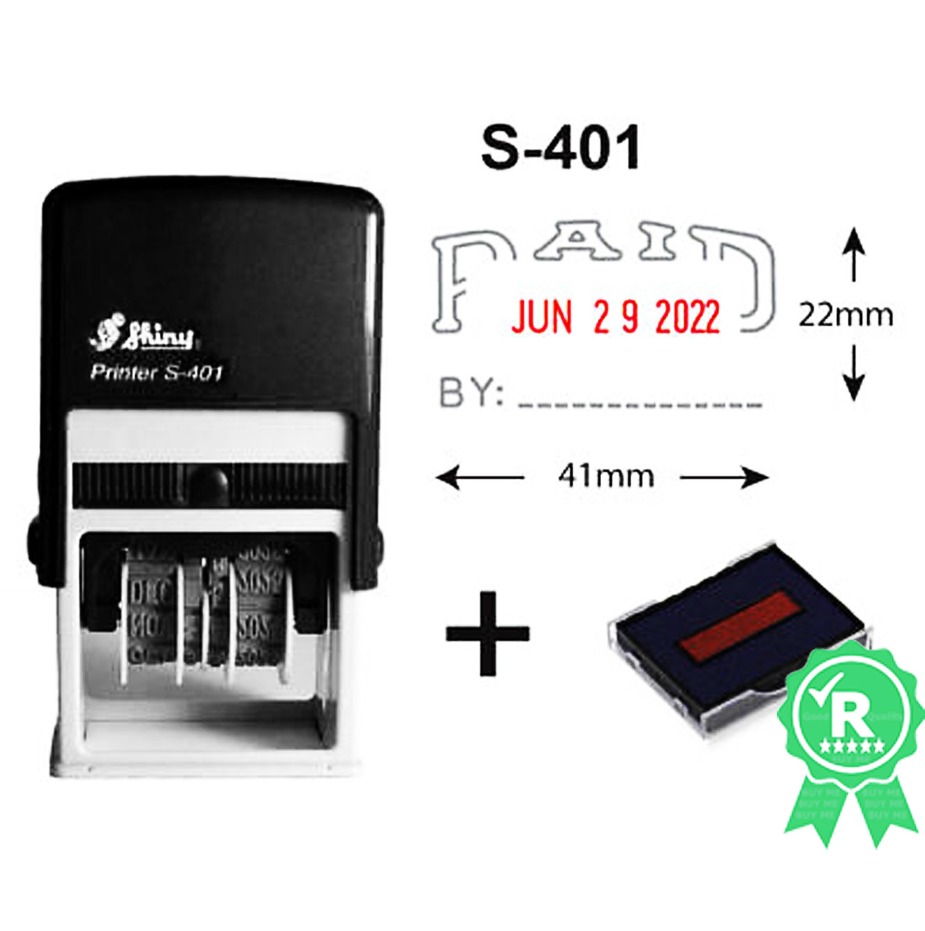 Shiny Self Inking Paid S Received S Shiny Dater By Piece