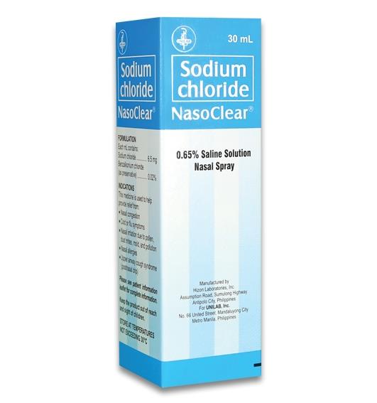 Nasoclear Nasal Spray Sodium Chloride Nasoclear Saline