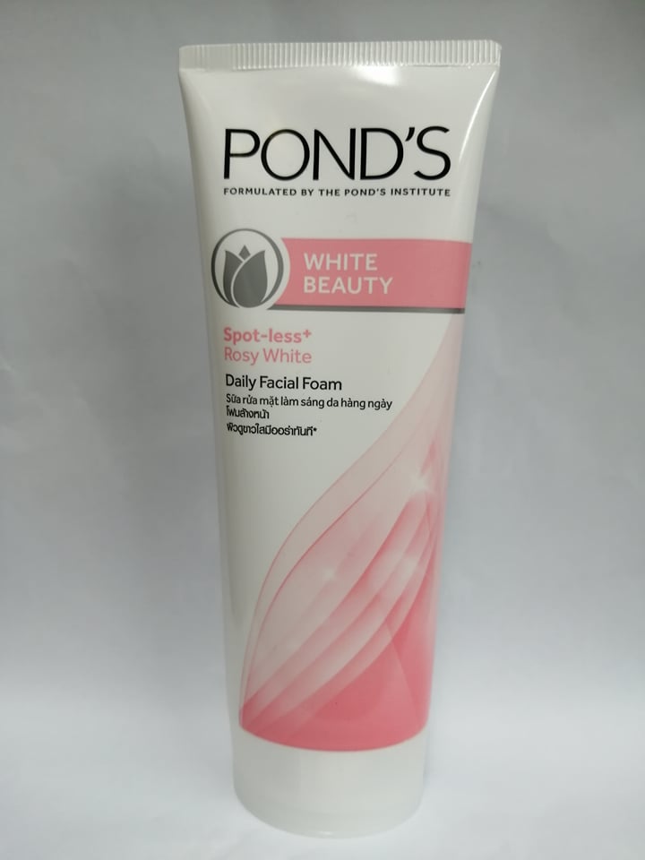 Pond S White Beauty Spot Less Rosy White Daily Facial Foam 100g Lazada PH