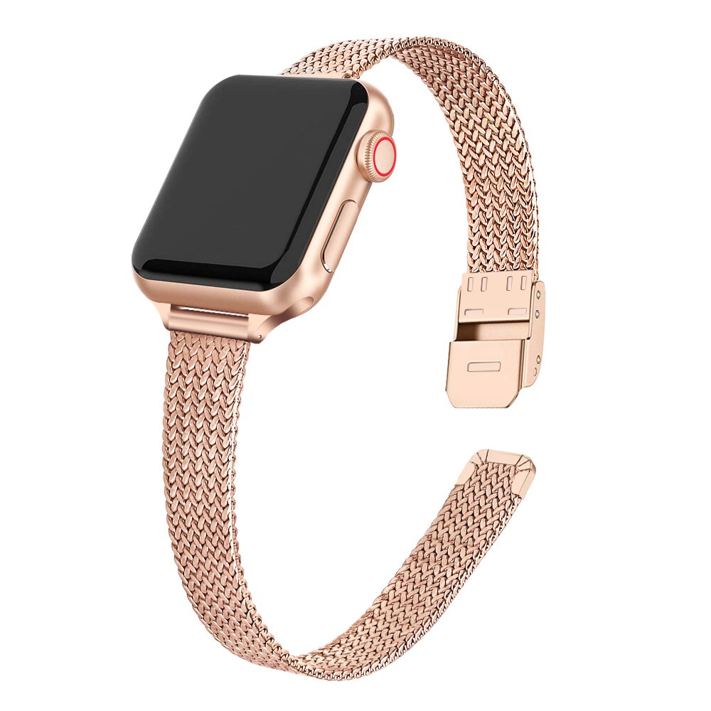 Milanese Strap For Apple Watch Band Mm Mm Mm Mm Stainless Steel