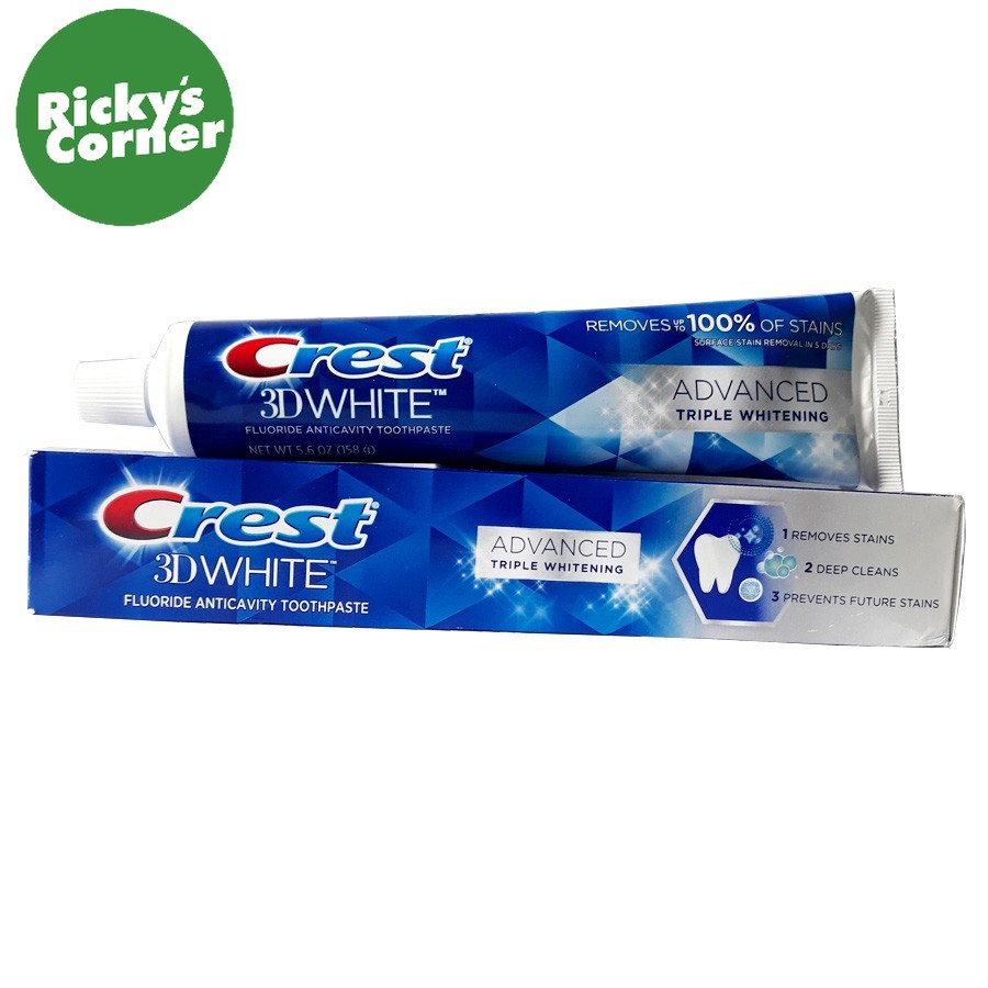 Crest 3d White Advanced Triple Whitening Toothpaste 147g Lazada PH