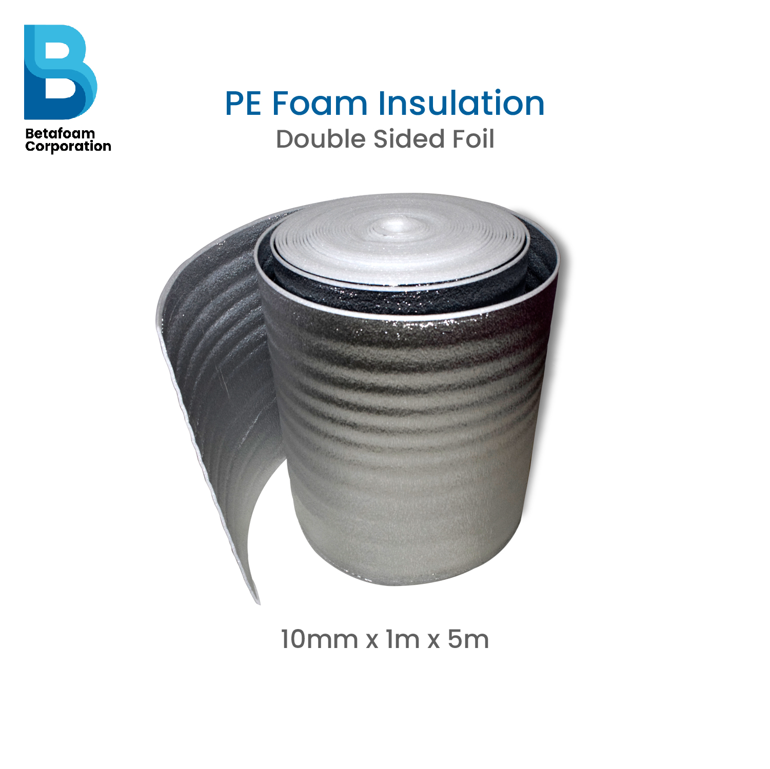 PE Foam Insulation 5m Roll Double Foil 10mmx5m Lazada PH