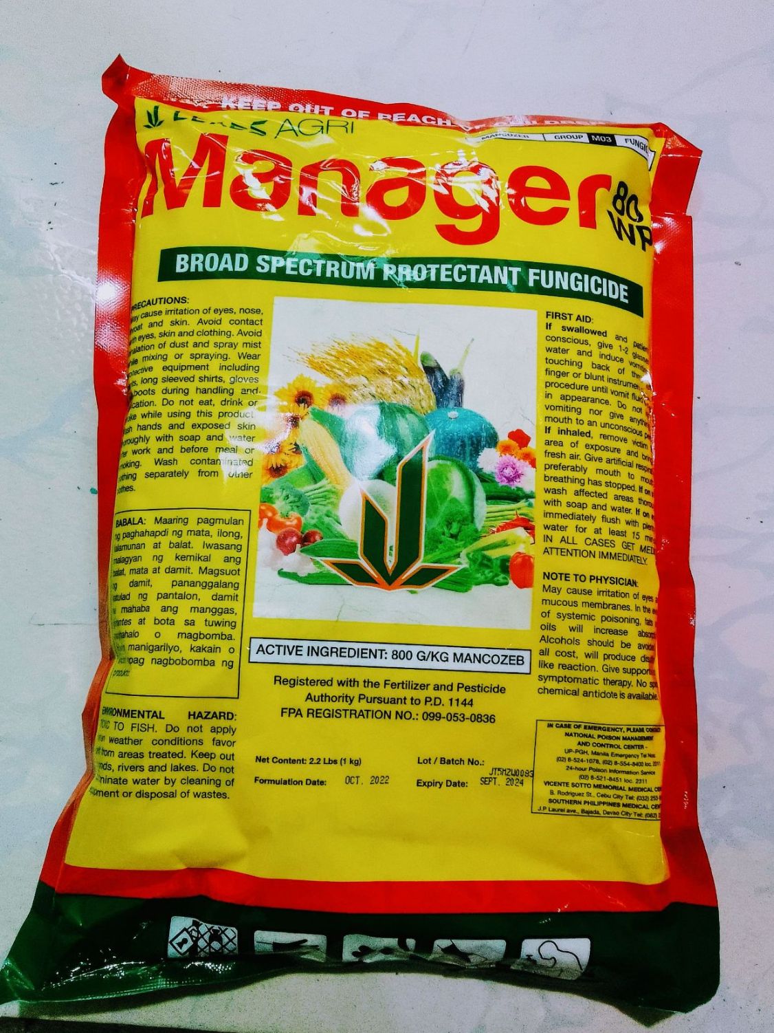 MANAGER BROAD SPECTRUM FUNGICIDE KILO BY LEADS AGRI Lazada PH