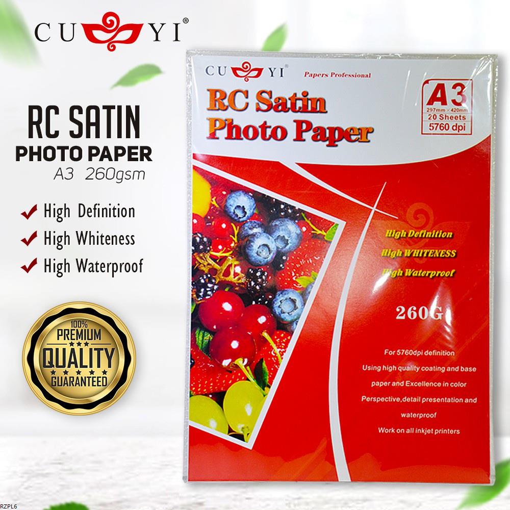 Cuyi Rc Satin Matte Photo Paper Gsm A Lazada Ph