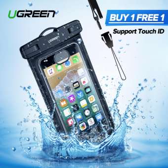 【Buy 1 Take 1】UGREEN Phone Bag Case Waterproof Case Bag Phone Pouch 6.5 inch For iPhone XS MAX X Huawei P30 Pro Nova/Mate/p series Samsung Galaxy S10 S9 S8 Phone Case,Black/Clear