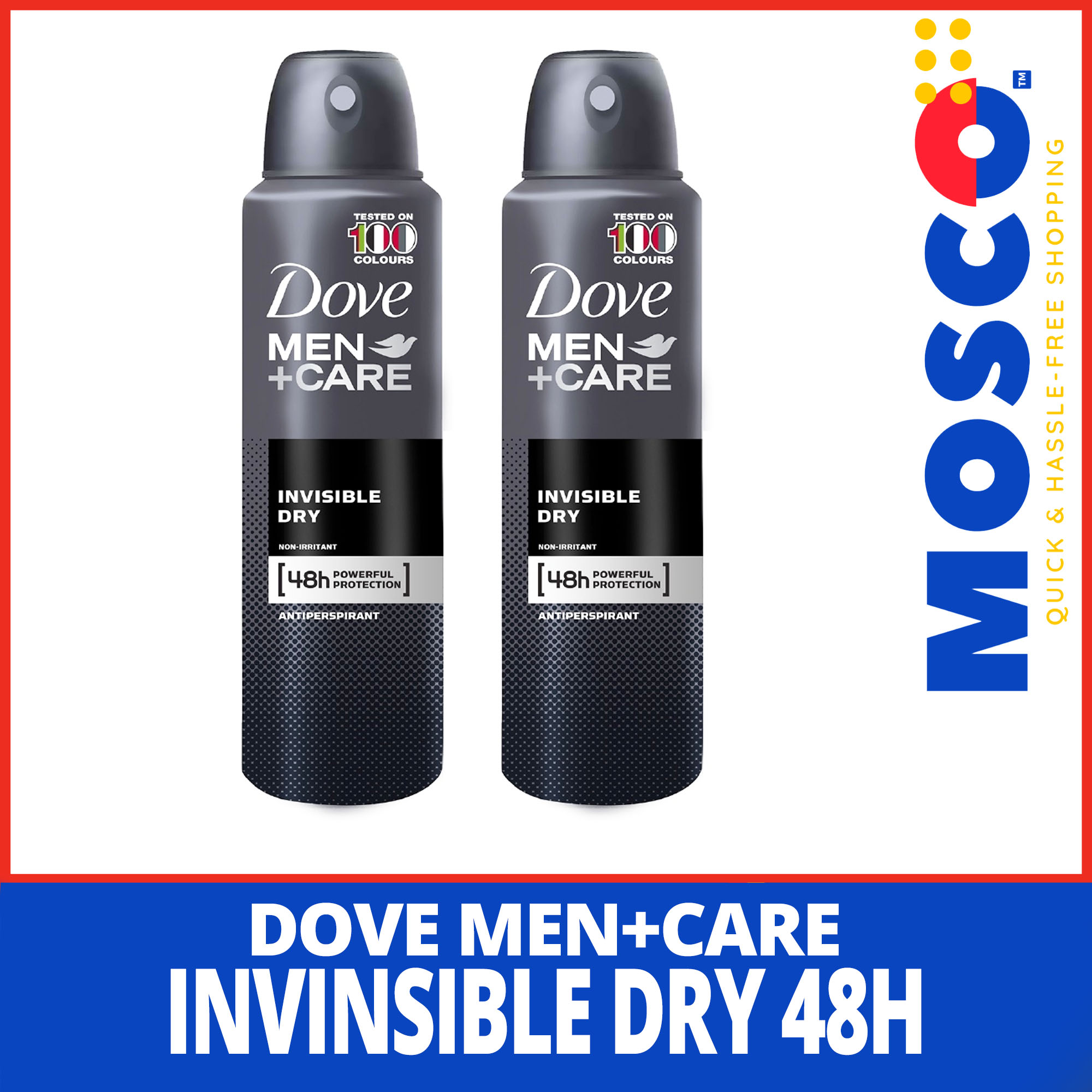 BUY 1 TAKE 1 Dove Men Invisible Dry Deodorant Spray 150ml Lazada PH