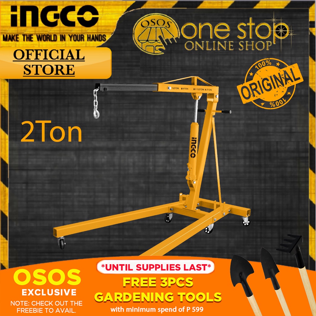 Ingco Original Engine Crane Tons For Hydraulic Part With Mm