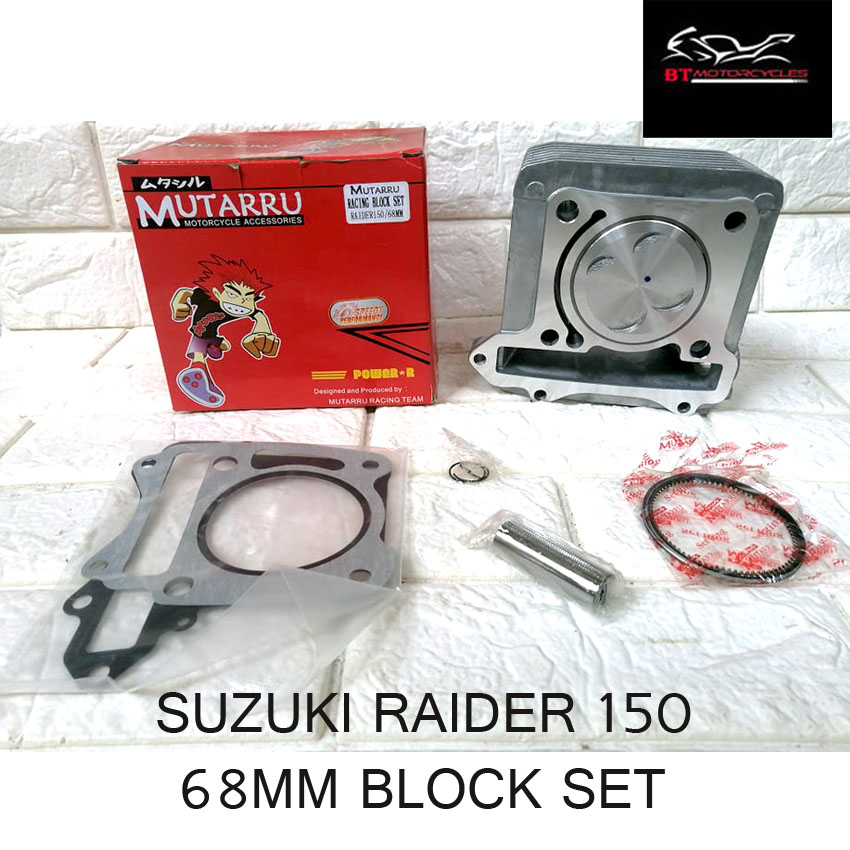 Mutarru Suzuki Raider Mm Cylinder Block Set Lazada Ph