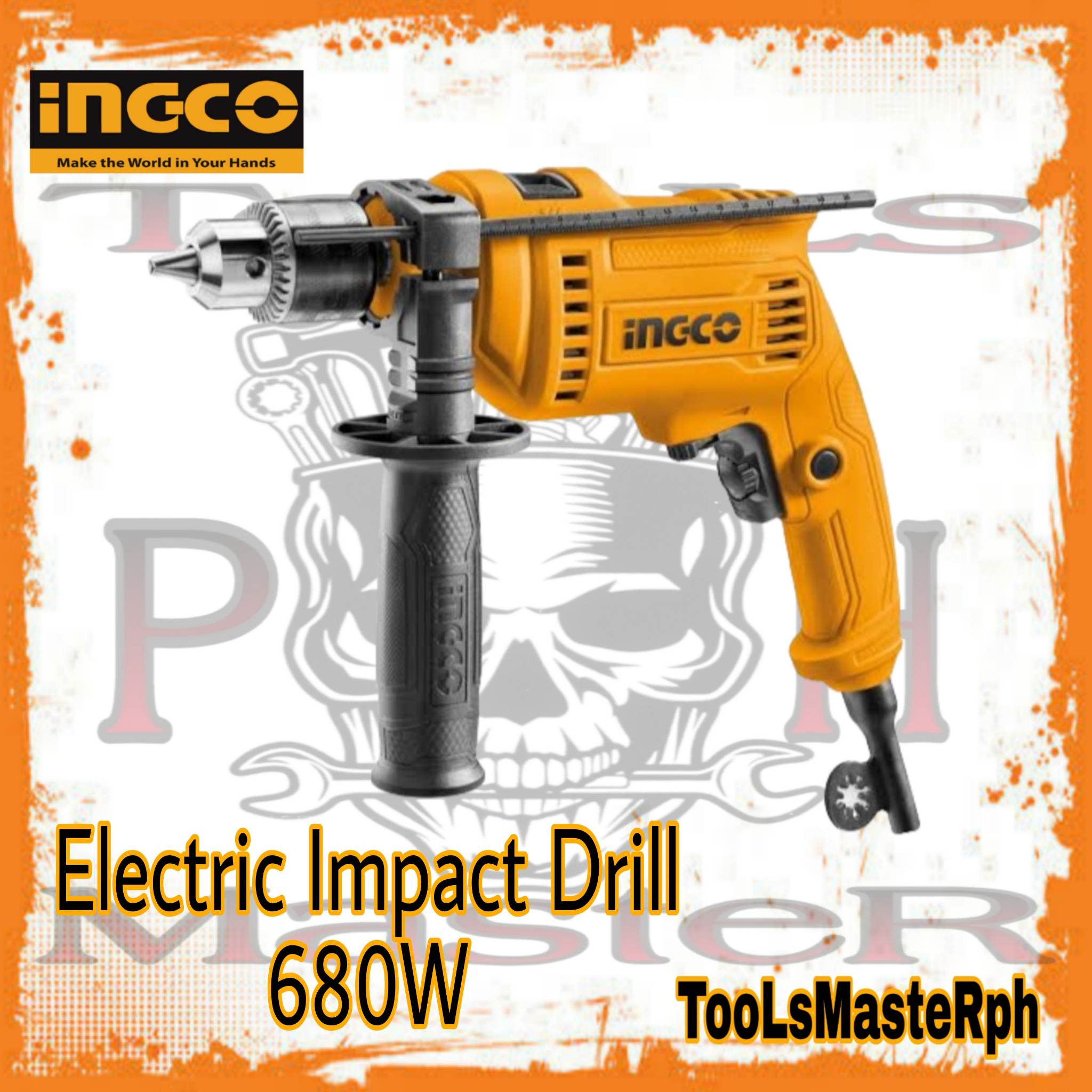 Ingco Impact Drill Hammer Drill W With Reverse Variable Speed