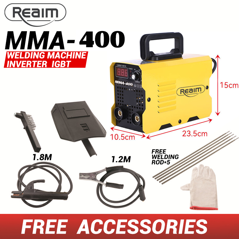 REAIM MMA Welding Machine Inverter MIG 250 ZX7 285 Portable Tig Welder