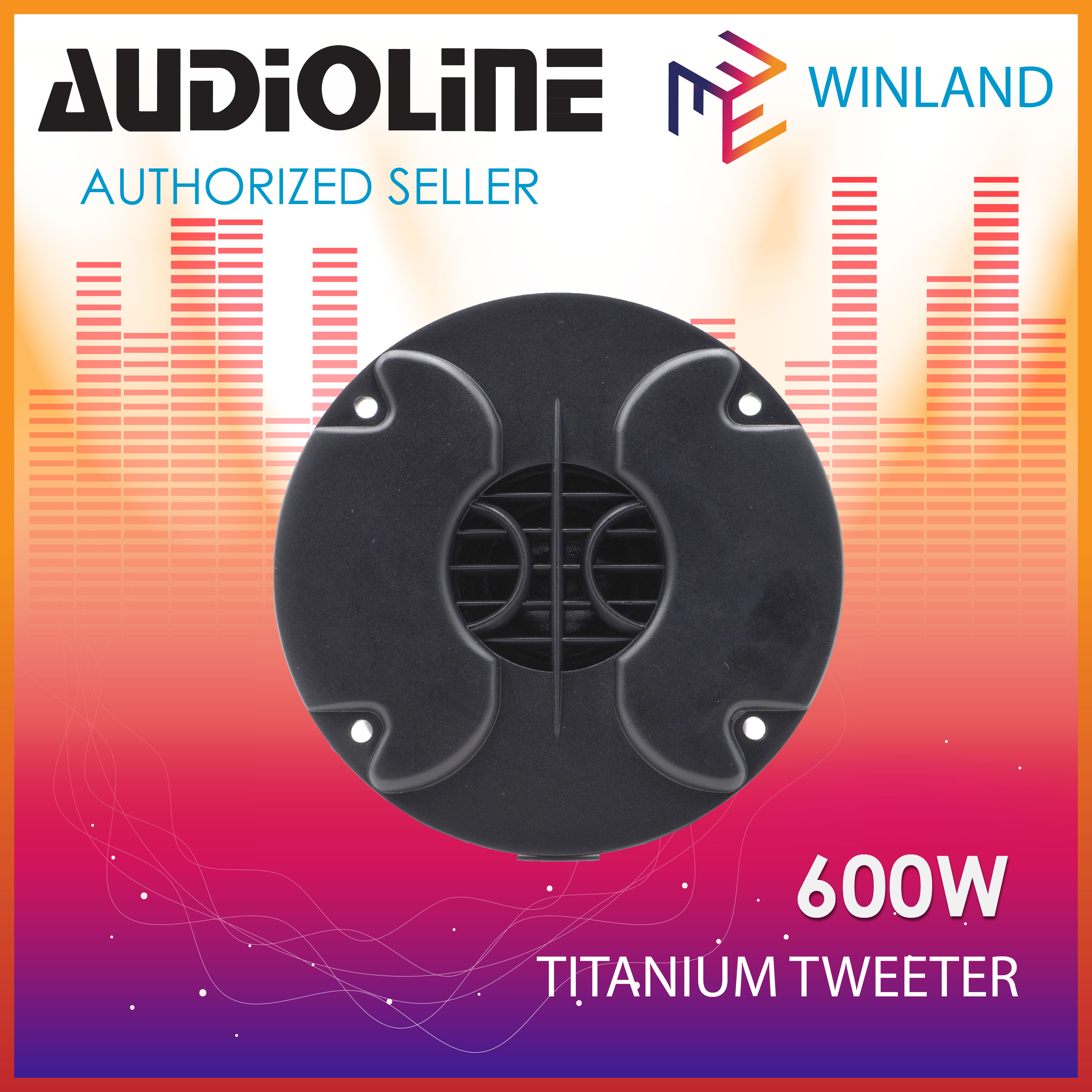 Audioline By Winland Titanium Tweeter Speaker Audio W Hdtw With