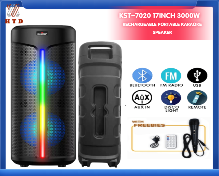 Kst Portable Karaoke Wireless Bluetooth Speaker Inch W With