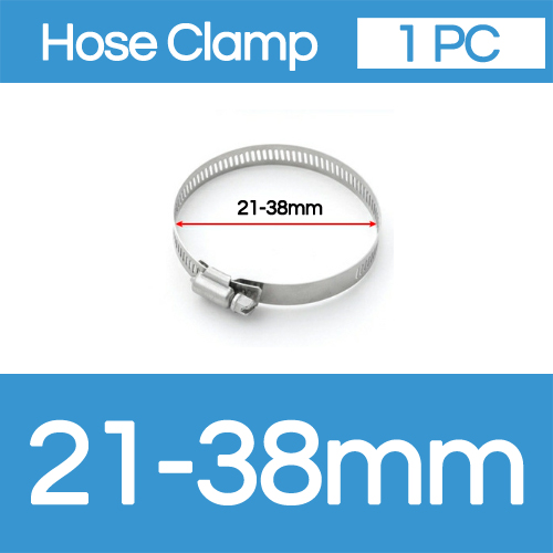 Metal Hose Clamp Stainless Steel Throat Hoop Water Pipe Tube Clip