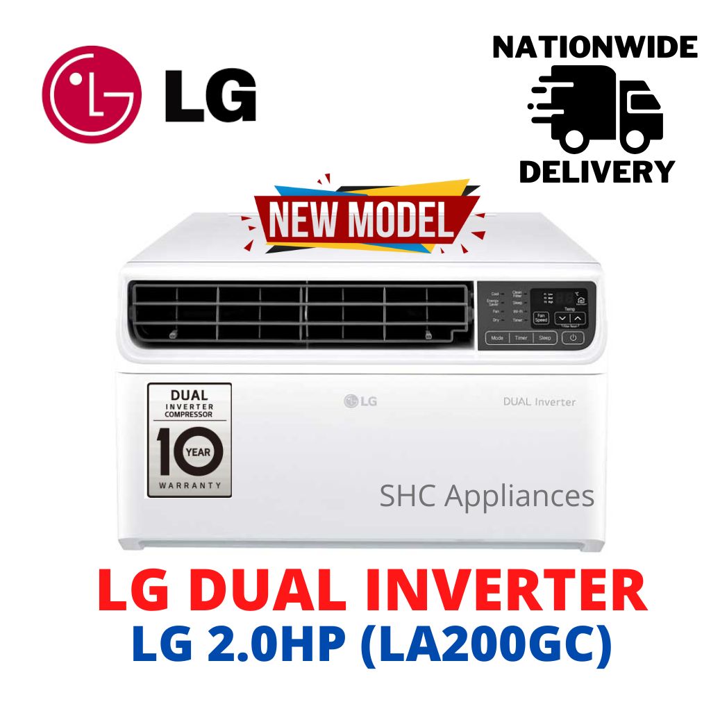 LG 2 0HP LA200GC DUAL INVERTER WINDOW TYPE AIRCON Lazada PH