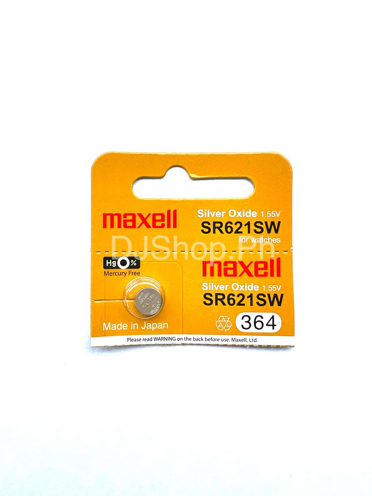 SR621SW 364 Maxell Original Battery Silver Oxide 1 55v SR621SW Sold Per