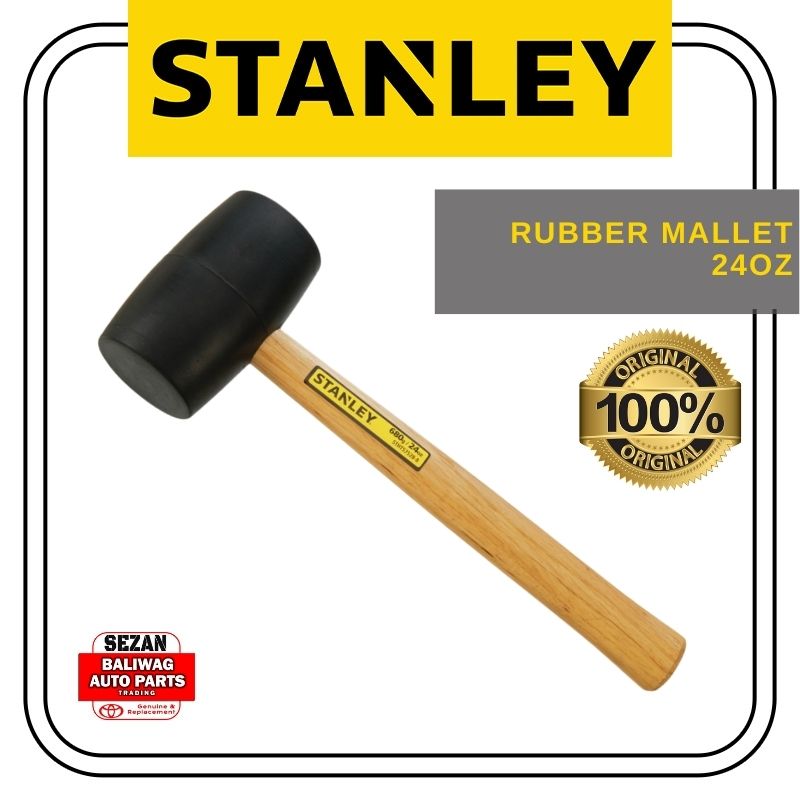 STANLEY RUBBER MALLET HAMMER 24OZ 13 Lazada PH