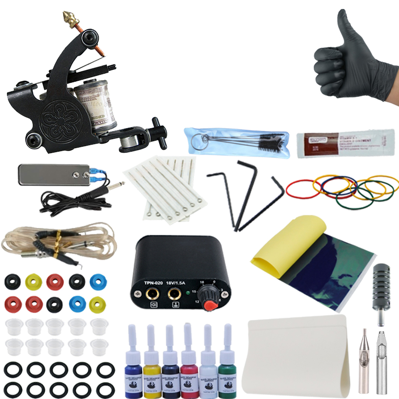 Tattoo Machine Coil Complete Set Best Complete Tattoo Kit Tatto Set For