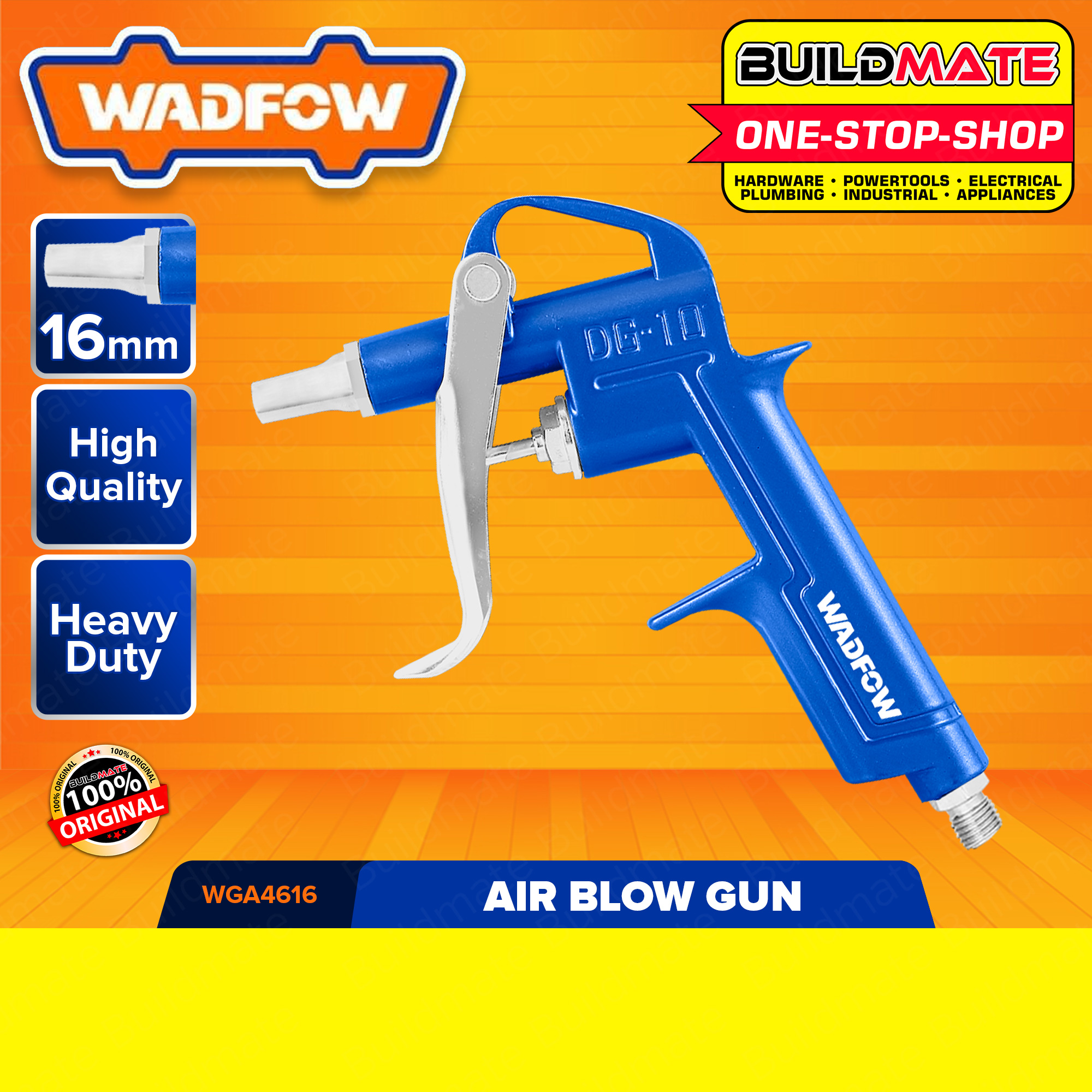 Wadfow Pneumatic Air Blow Gun For Hose Mm Heavy Duty Air Duster