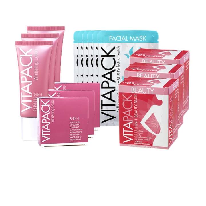 product details of vitapack dreamy beauty gift set for whitening