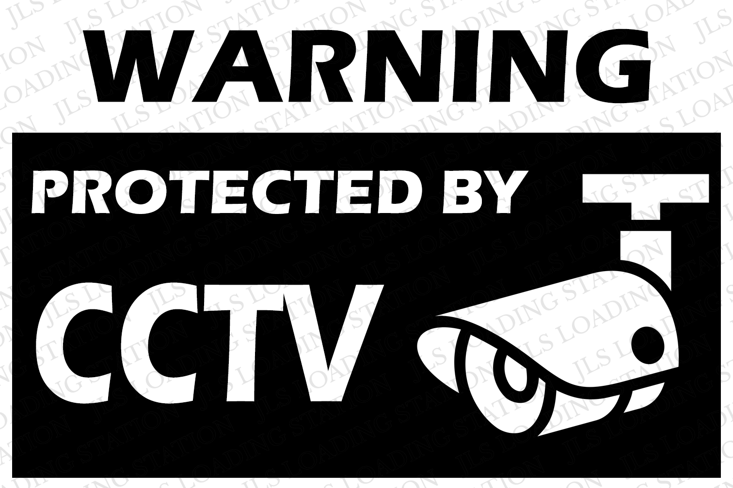 Warning Protected By Cctv Laminated Pvc Signage Lazada Ph