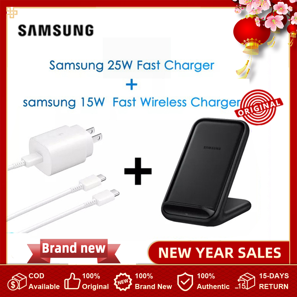 Original Samsung W Wireless Charger Stand Fast Qi Charge Ep N For