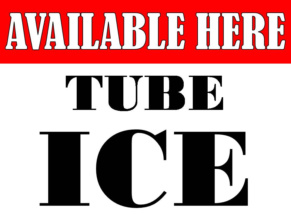 Tube Ice Waterproof Laminated Signage A Size Lazada Ph